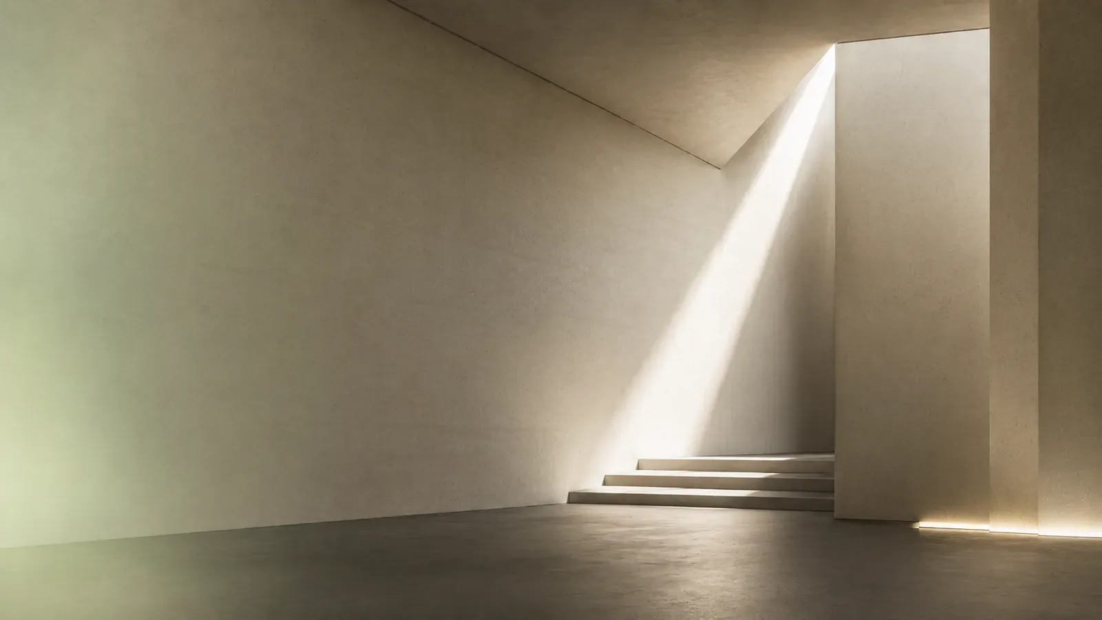 Heller Raum mit Tageslicht